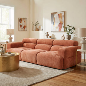 Alis Orange Modular Sectional by Zuomod at Eve Furniture