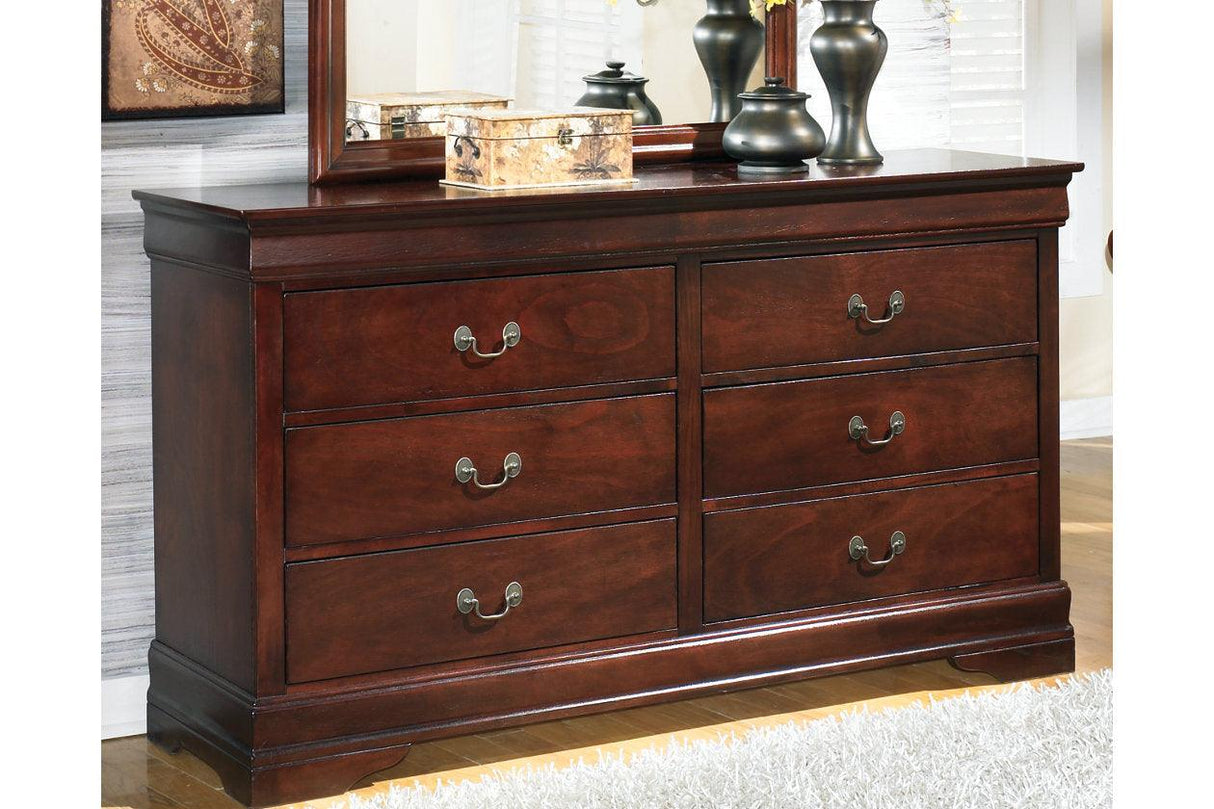 Alisdair Reddish Brown Dresser by Ashley at Eve Furniture
