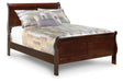 Alisdair Reddish Brown Full Sleigh Bed by Ashley at Eve Furniture