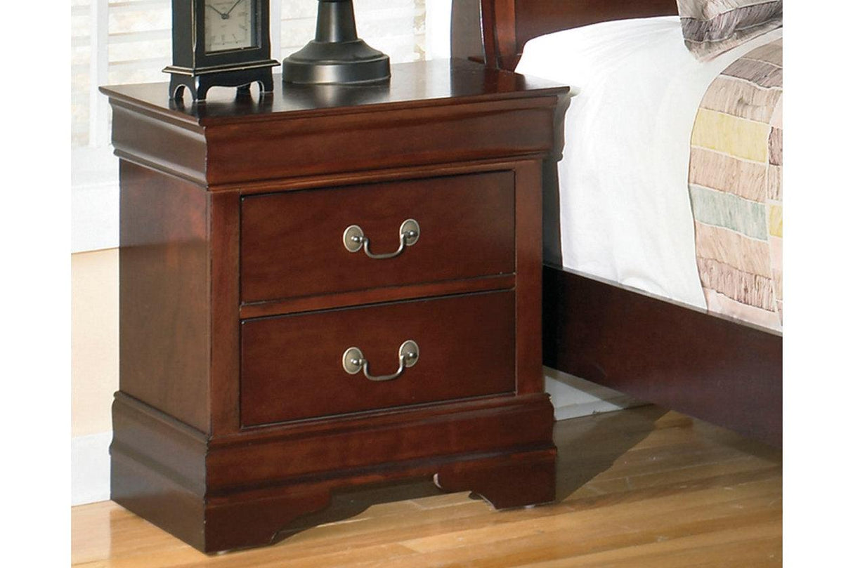 Alisdair Reddish Brown Nightstand by Ashley at Eve Furniture