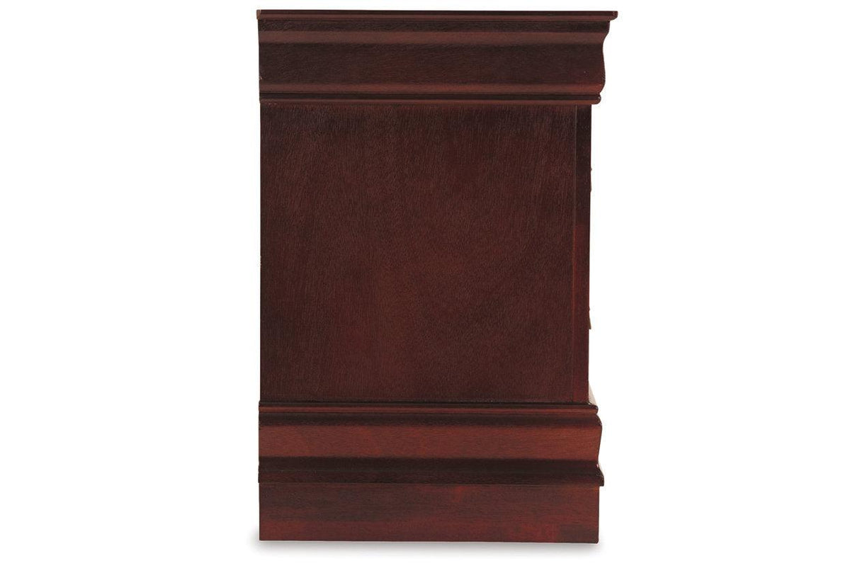 Alisdair Reddish Brown Nightstand by Ashley at Eve Furniture