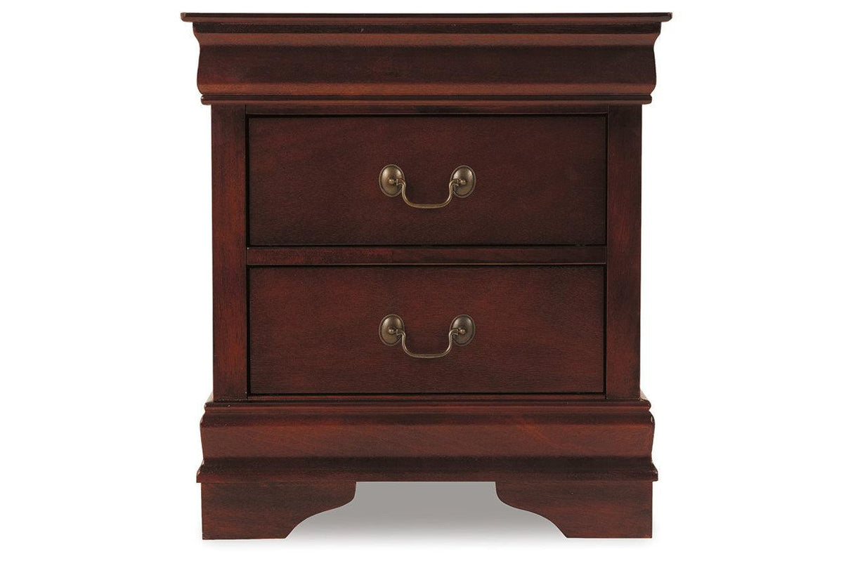 Alisdair Reddish Brown Nightstand by Ashley at Eve Furniture