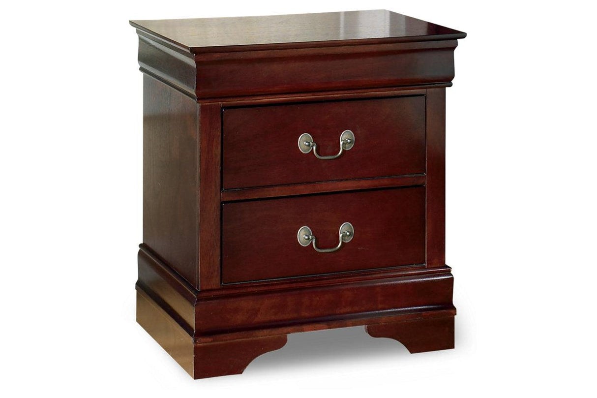 Alisdair Reddish Brown Nightstand by Ashley at Eve Furniture