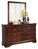 Alisdair Reddish Brown Sleigh Youth Bedroom Set by Ashley at Eve Furniture