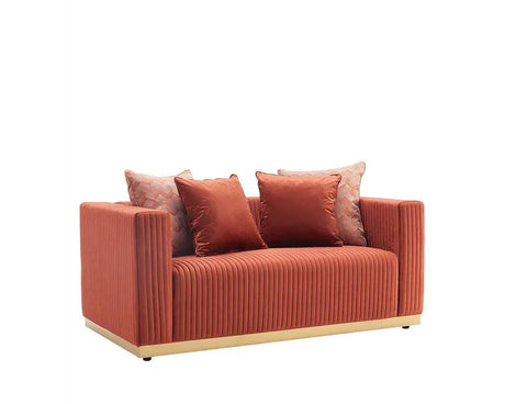 Alisha Rust Sofa & Loveseat by New Era Innovations at Eve Furniture