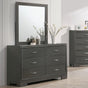 Alison Metallic Gray Dresser by Furniture of America at Eve Furniture