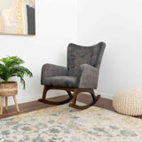 Alistair Gray Fabric Rocking Chair by Ashcroft Furniture at Eve Furniture