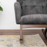 Alistair Gray Fabric Rocking Chair by Ashcroft Furniture at Eve Furniture