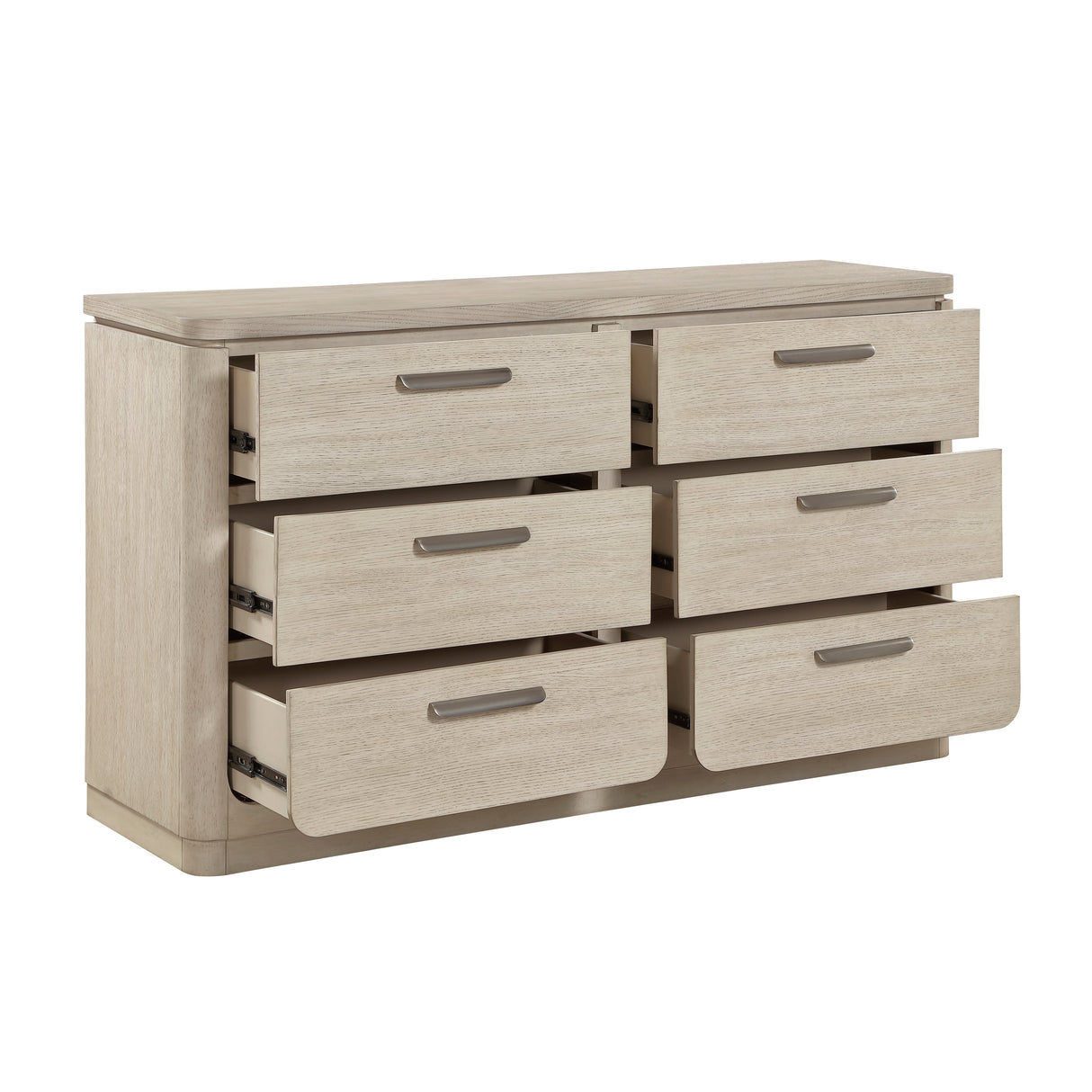 Alita Beige/Light Gray Natural Bedroom Set by Homelegance at Eve Furniture