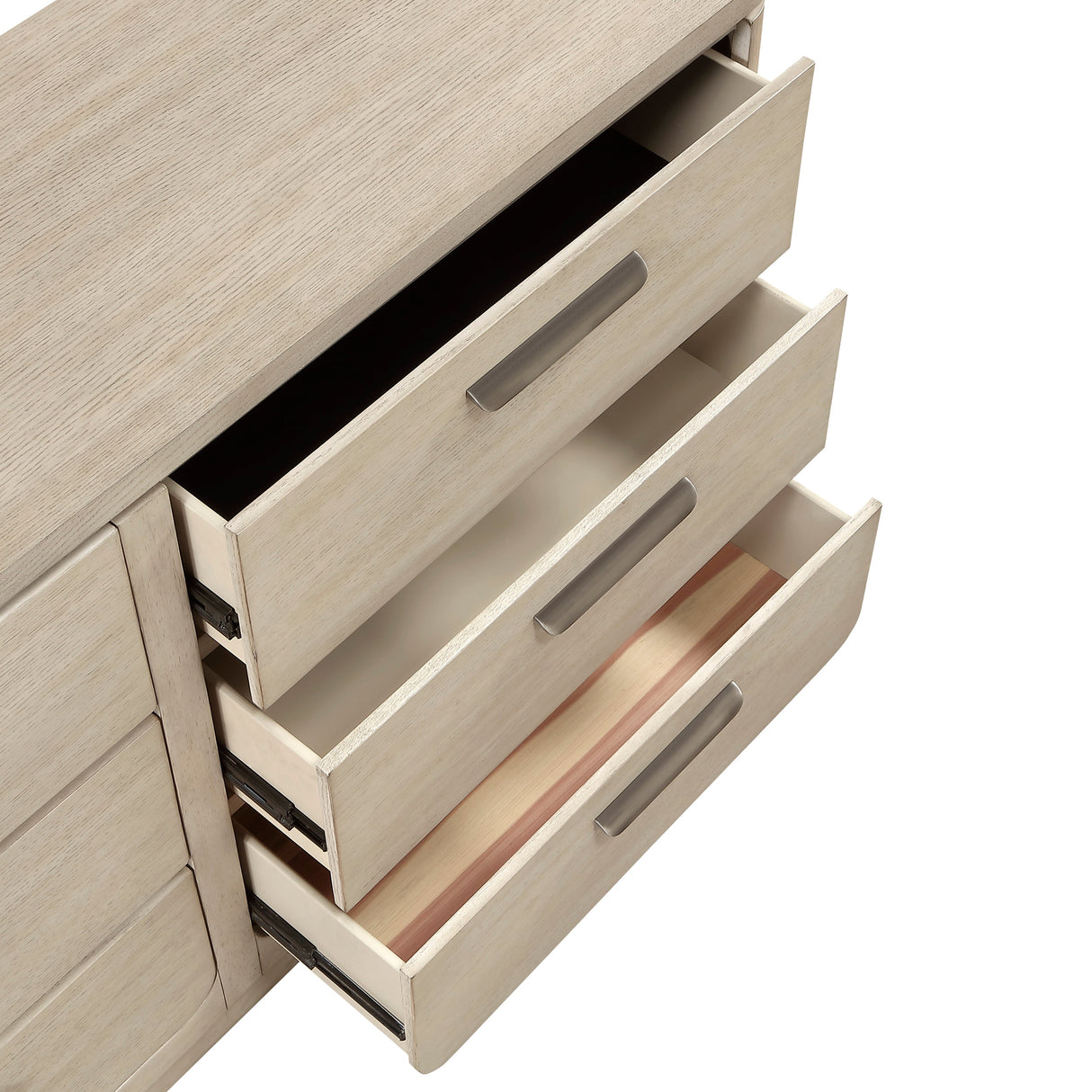 Alita Beige/Light Gray Natural Bedroom Set by Homelegance at Eve Furniture