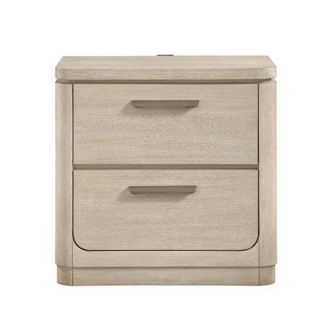 Alita Beige/Light Gray Natural Bedroom Set by Homelegance at Eve Furniture