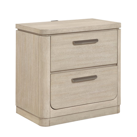 Alita Beige/Light Gray Natural Bedroom Set by Homelegance at Eve Furniture