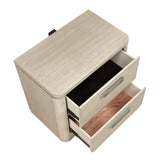 Alita Beige/Light Gray Natural Bedroom Set by Homelegance at Eve Furniture