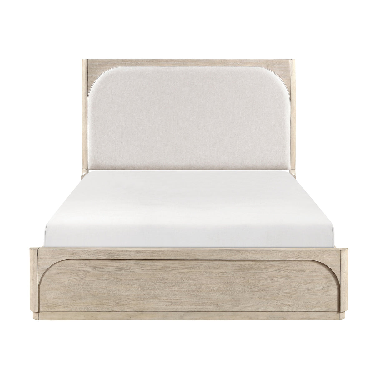 Alita Beige/Light Gray Natural Bedroom Set by Homelegance at Eve Furniture
