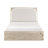 Alita Beige/Light Gray Natural Bedroom Set by Homelegance at Eve Furniture