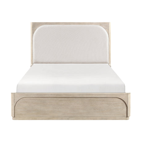 Alita Beige/Light Gray Natural Bedroom Set by Homelegance at Eve Furniture