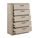 Alita Beige/Light Gray Natural Bedroom Set by Homelegance at Eve Furniture