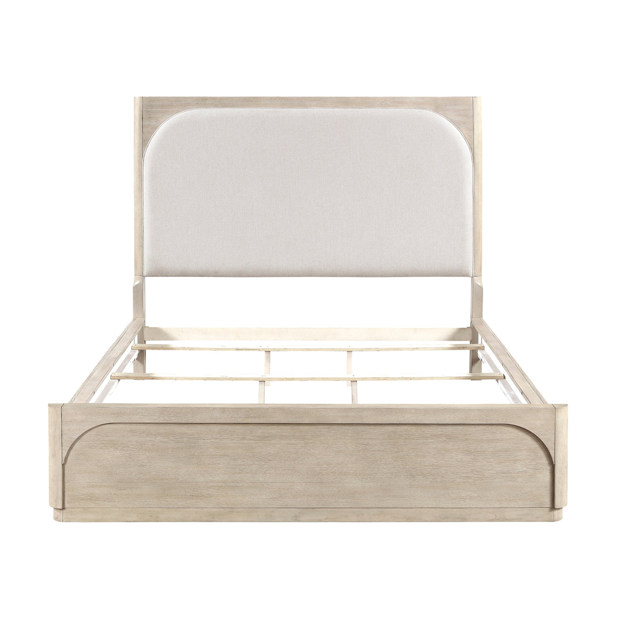 Alita Beige/Light Gray Natural Bedroom Set by Homelegance at Eve Furniture