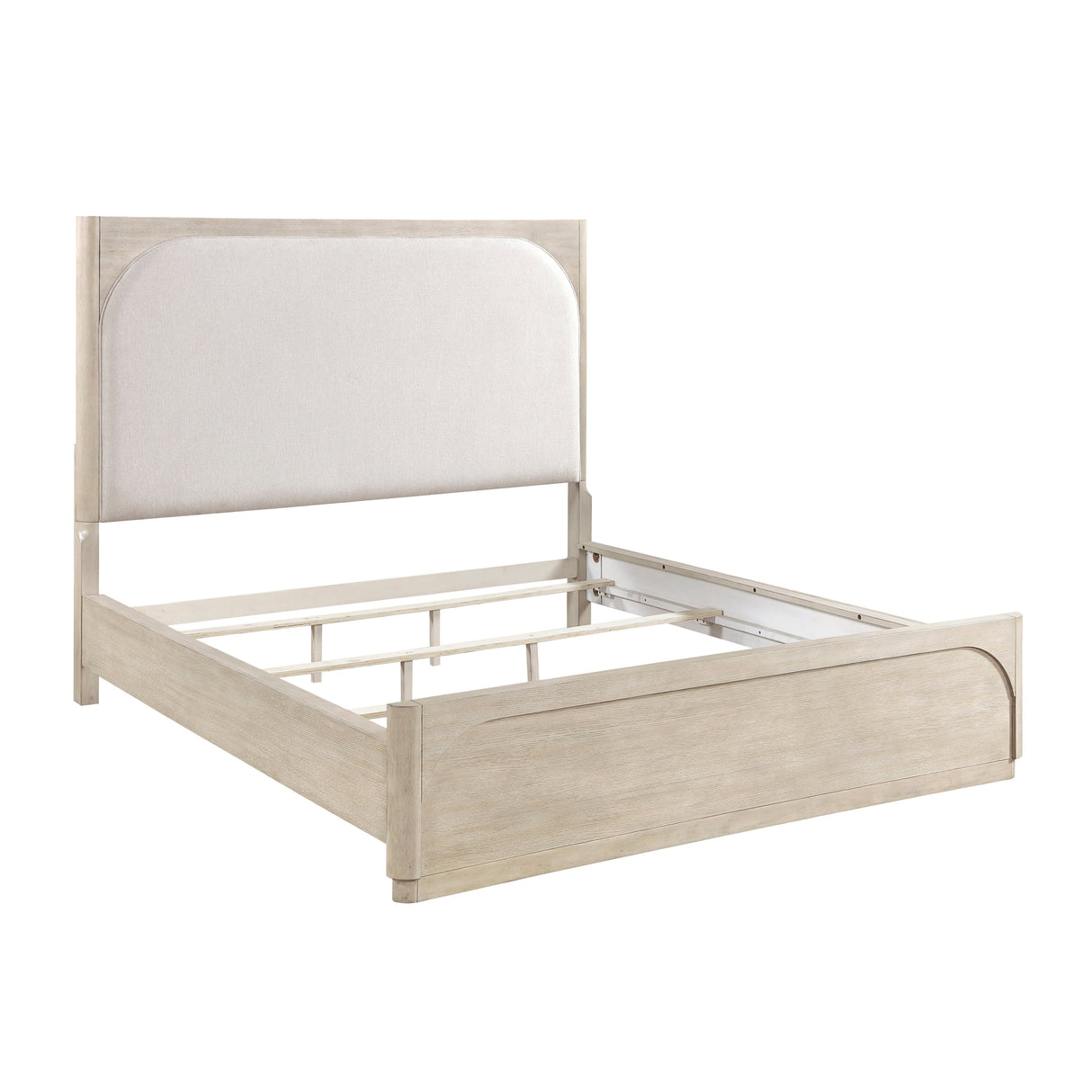 Alita Beige/Light Gray Natural Bedroom Set by Homelegance at Eve Furniture