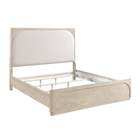 Alita Beige/Light Gray Natural Bedroom Set by Homelegance at Eve Furniture
