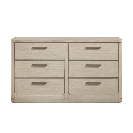 Alita Beige/Light Gray Natural Bedroom Set by Homelegance at Eve Furniture