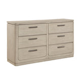 Alita Beige/Light Gray Natural Bedroom Set by Homelegance at Eve Furniture