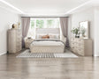Alita Beige/Light Gray Natural Bedroom Set by Homelegance at Eve Furniture