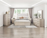 Alita Beige/Light Gray Natural Bedroom Set by Homelegance at Eve Furniture
