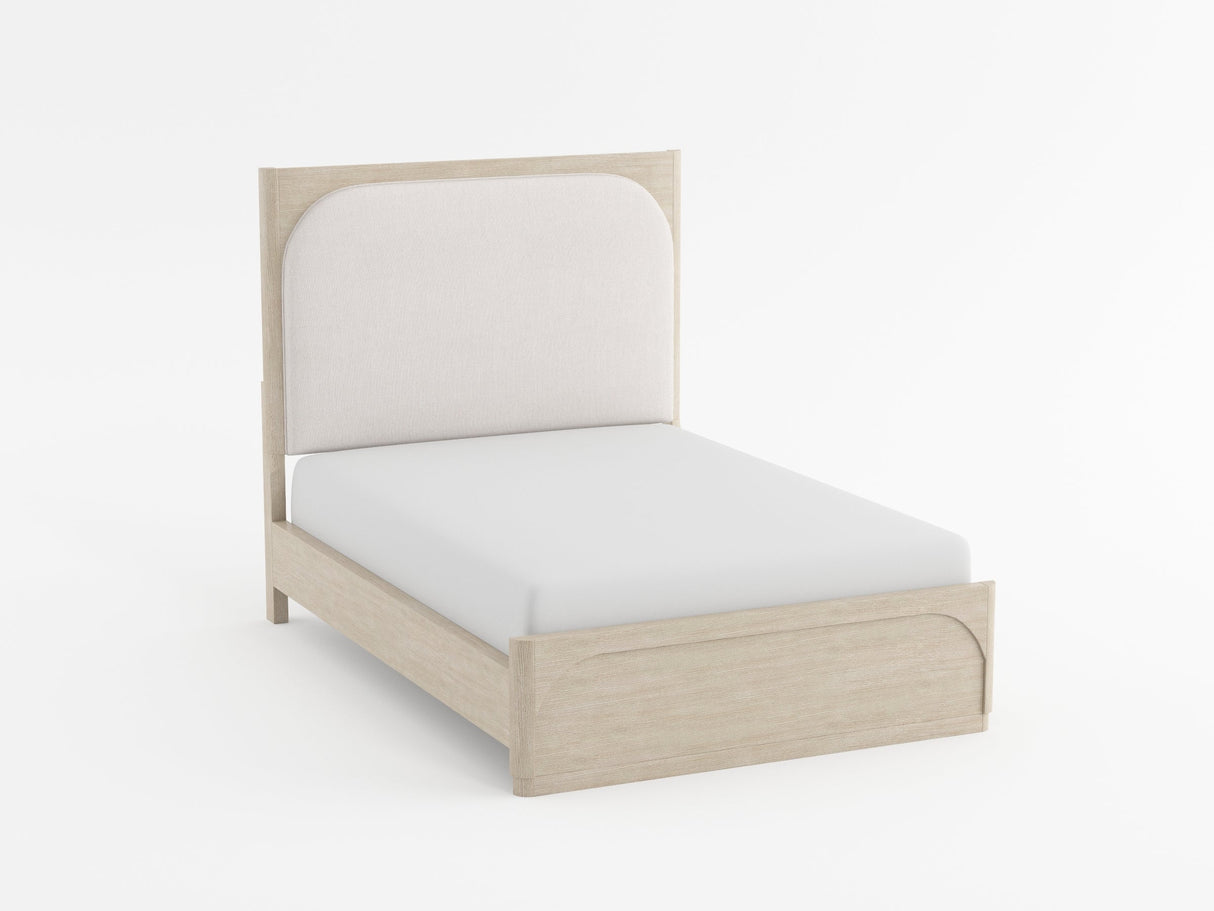 Alita Beige/Light Gray Natural King Bed by Homelegance at Eve Furniture