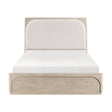 Alita Beige/Light Gray Natural Queen Bed by Homelegance at Eve Furniture