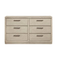 Alita Light Gray Natural Dresser by Homelegance at Eve Furniture