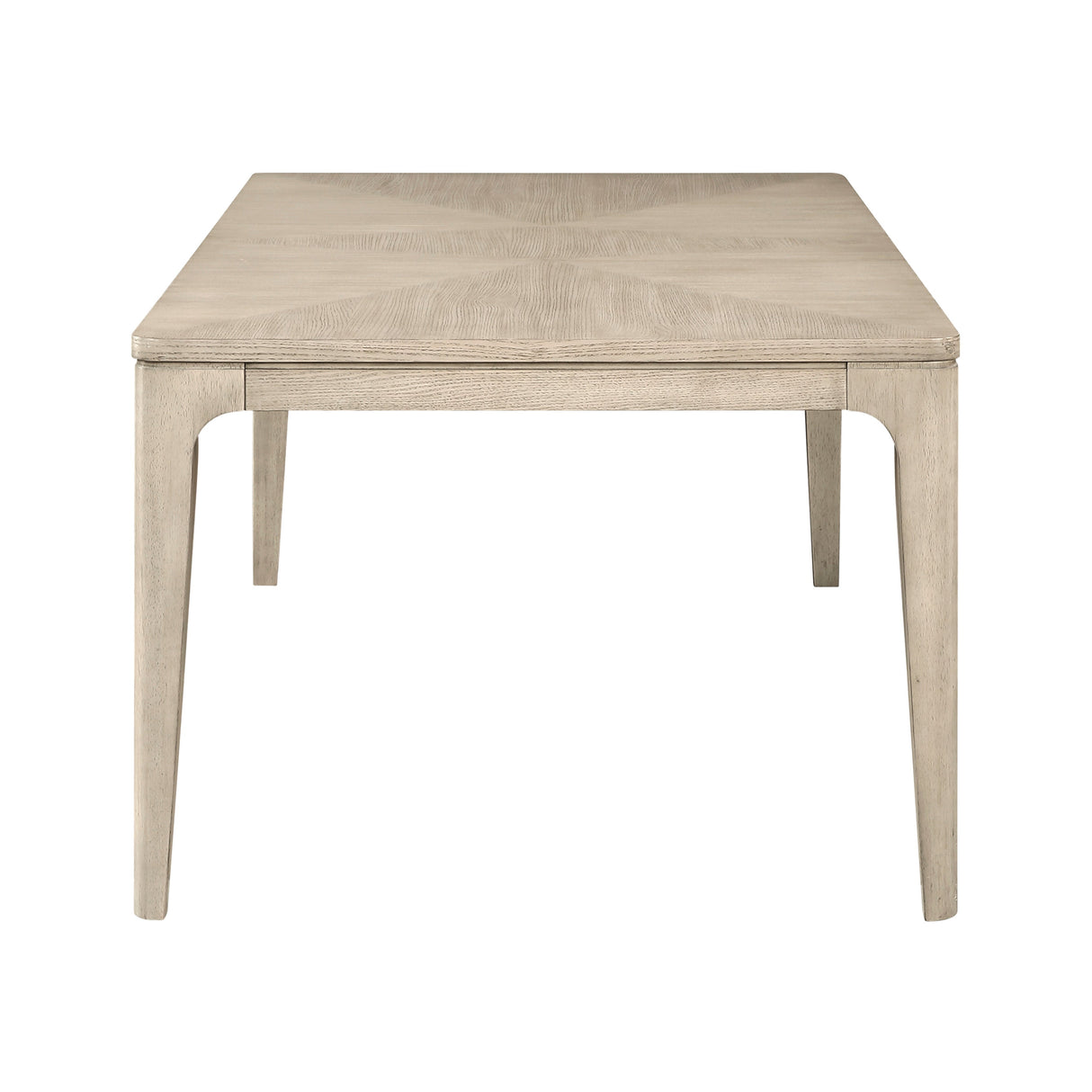 Alita Light Gray Natural Expandable Dining Table by Homelegance at Eve Furniture
