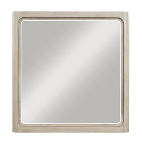 Alita Light Gray Natural Mirror by Homelegance at Eve Furniture