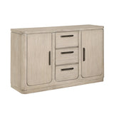 Alita Light Gray Natural Server by Homelegance at Eve Furniture