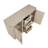 Alita Light Gray Natural Server by Homelegance at Eve Furniture
