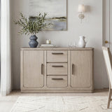 Alita Light Gray Natural Server by Homelegance at Eve Furniture