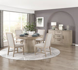 Alita Light Gray Natural Server by Homelegance at Eve Furniture