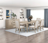 Alita Light Gray Natural Server by Homelegance at Eve Furniture
