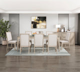 Alita Light Gray Natural/Beige Side Chair, Set of 2 by Homelegance at Eve Furniture
