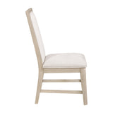 Alita Light Gray Natural/Beige Side Chair, Set of 2 by Homelegance at Eve Furniture
