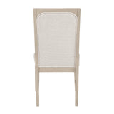 Alita Light Gray Natural/Beige Side Chair, Set of 2 by Homelegance at Eve Furniture