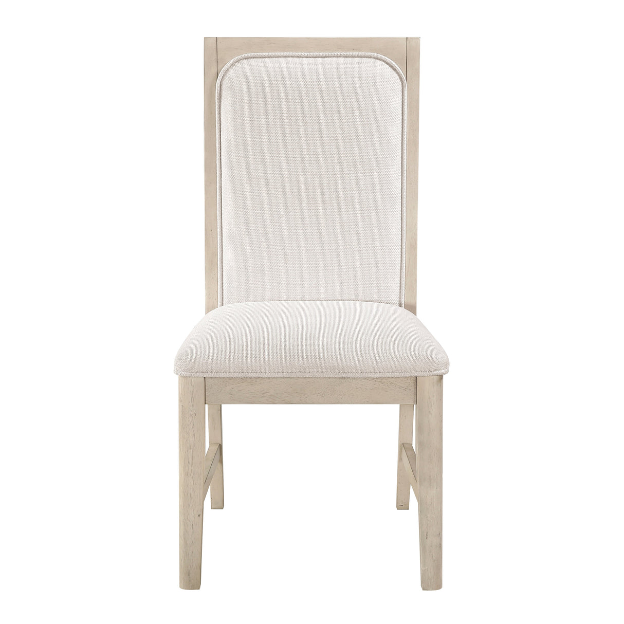 Alita Light Gray Natural/Beige Side Chair, Set of 2 by Homelegance at Eve Furniture