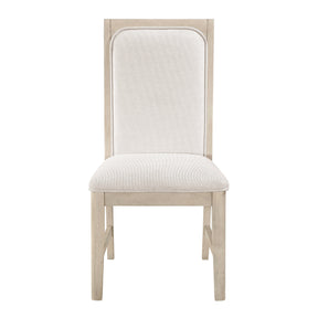 Alita Light Gray Natural/Beige Side Chair, Set of 2 by Homelegance at Eve Furniture