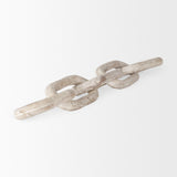 Alix 29.0L x 5.0W x 5.0H Beige Wooden Link Chain Decorative Object by Mercana at Eve Furniture