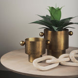 Alix 29.0L x 5.0W x 5.0H Beige Wooden Link Chain Decorative Object by Mercana at Eve Furniture