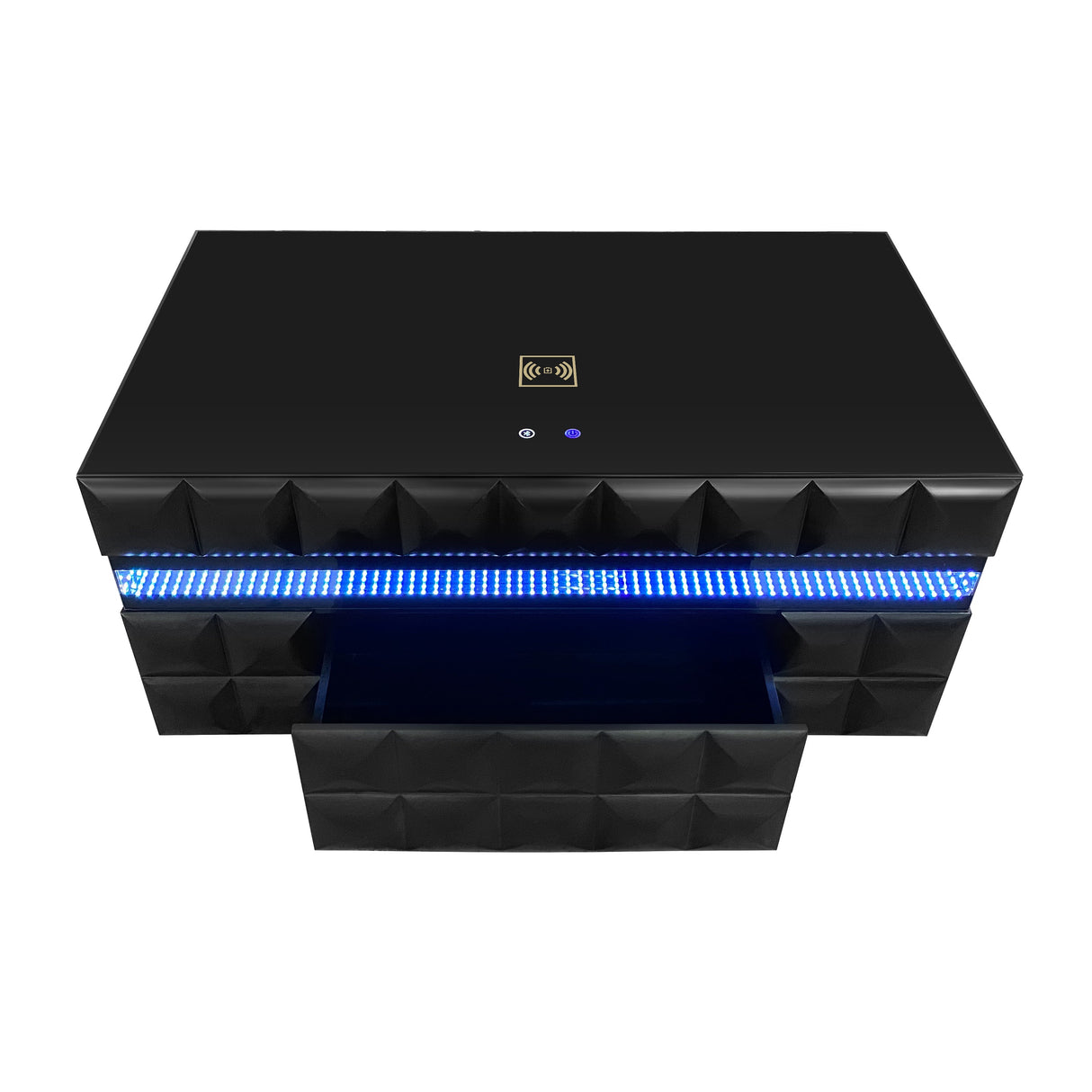 Alix Black Coffee Table and End Table by New Era Innovations at Eve Furniture