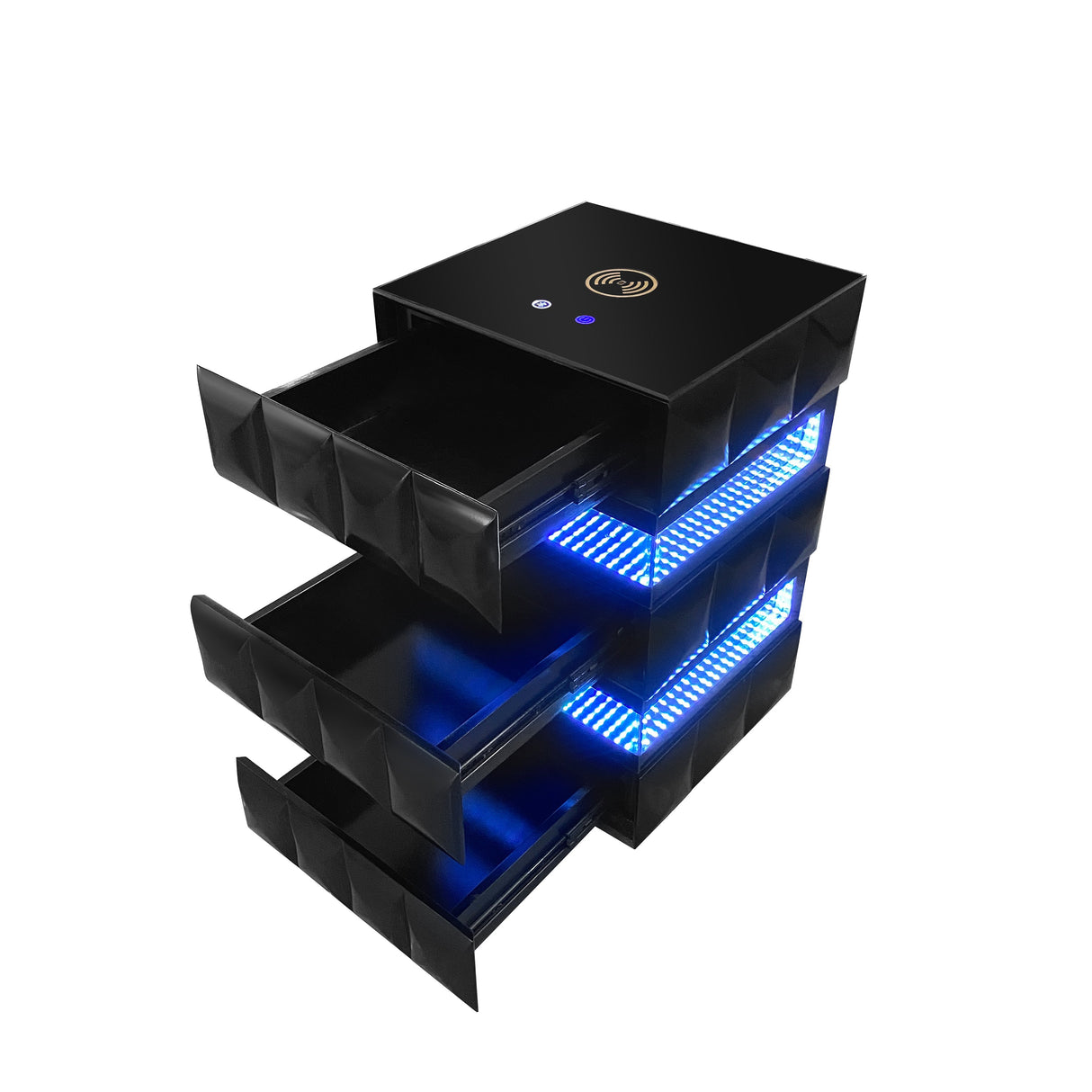 Alix Black Coffee Table and End Table by New Era Innovations at Eve Furniture