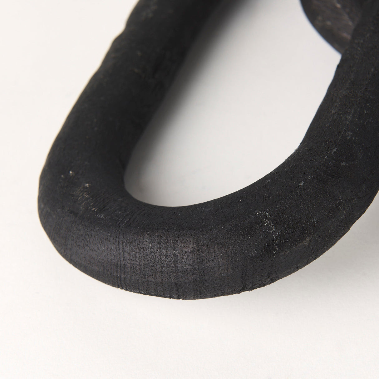 Alix Black Wood Link Chain Decorative Object by Mercana at Eve Furniture