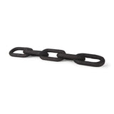 Alix Black Wood Link Chain Decorative Object by Mercana at Eve Furniture