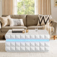 Alix White Coffee Table and End Table by New Era Innovations at Eve Furniture